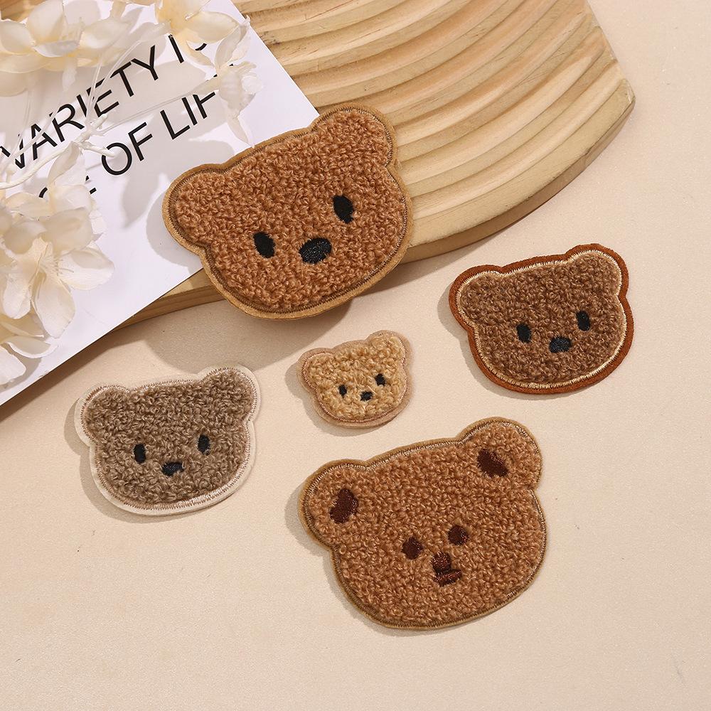 Plush Bear Clothing Clothing Clothing Accessories Wholesale Towel Embroidery Computer Embroidered Accessories Auxiliary Materials New Subsidy