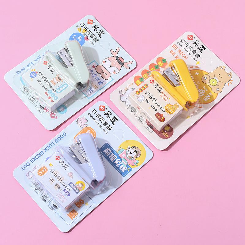stapler mini small sized student stapler portable office stitching needle cute staple suit wholesale