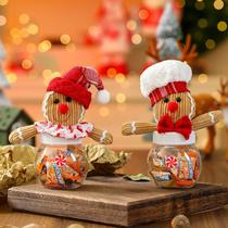 new christmas gingerbread man candy box mini small sized candy box christmas children's gift cartoon candy box