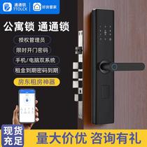 tongtong lock b & b smart door lock hotel door lock card lock household anti-theft door fingerprint lock room wooden door password lock