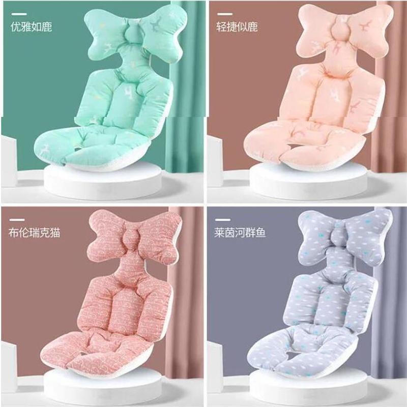 wholesale baby stroller cotton pad cotton cushion children baby dining chair cotton pad thickened korean multi-color