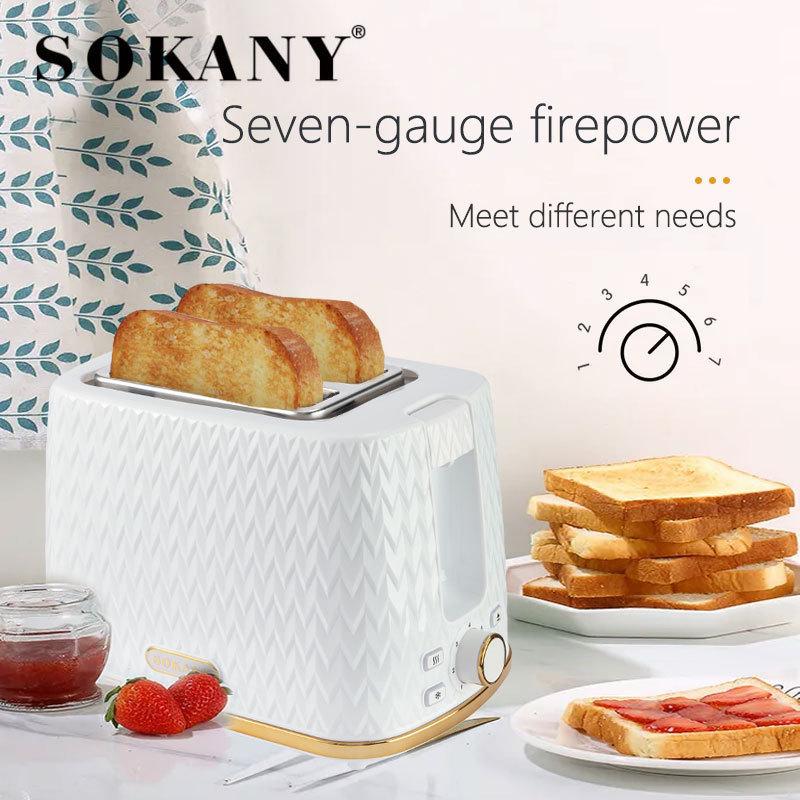 cross-border sokany034 toaster household double-chip bread maker sandwich machine toaster european standard toaster