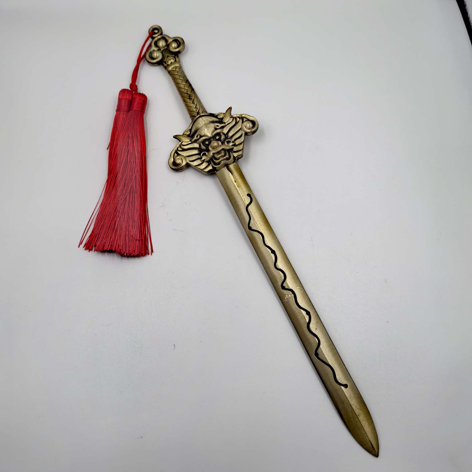 义乌市琳烺工艺品  黄铜七星剑镇宅摆挂件 精致礼品工艺摆件 艺术收藏品旅游文创