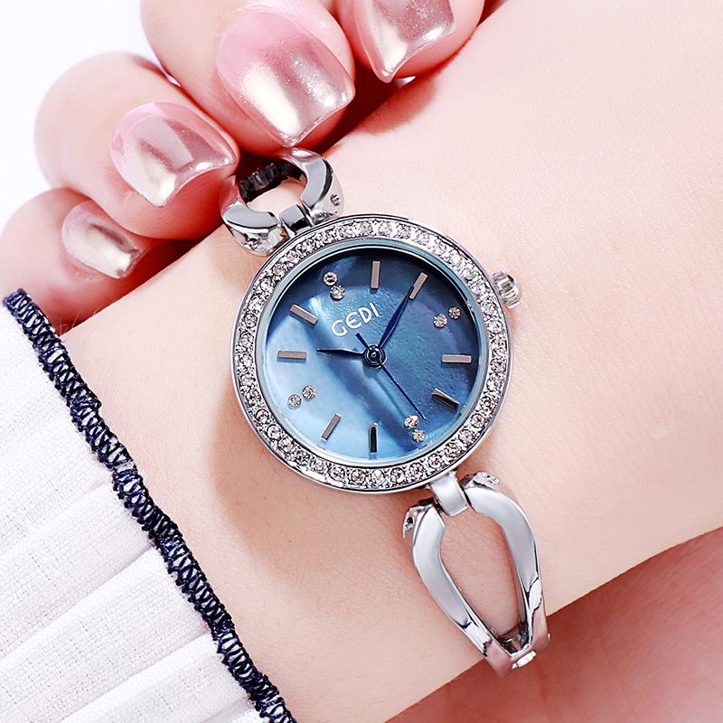 gedi light luxury diamond student's watch all-match fashion waterproof alloy watch women's bracelet quartz watch wholesale