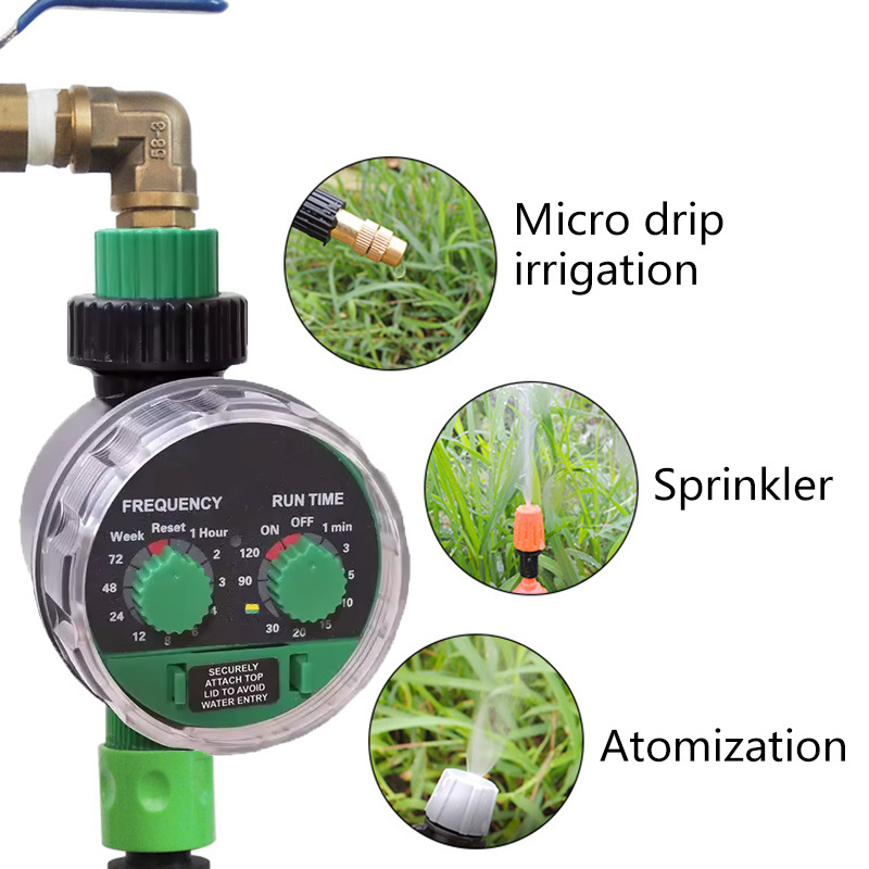 T外贸专供浇水浇花定时器花园干电池控制器定时浇灌器喷雾控制器