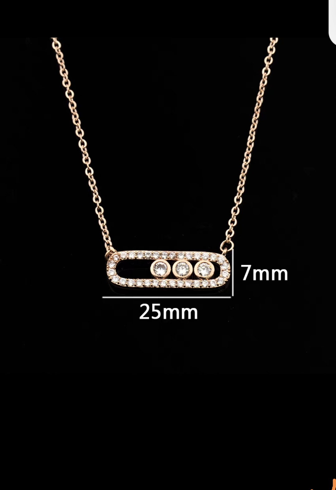 阿拉伯风格水晶珠吊坠项链，适合女性佩戴。产品图