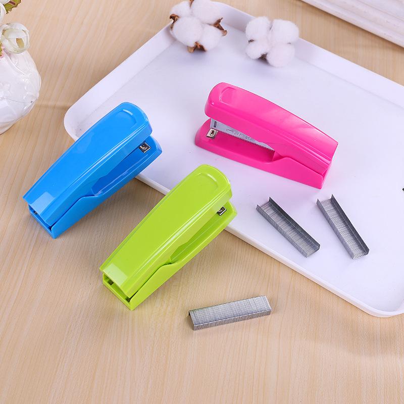 Yuanchang Cute Creative Student Stationery 275 Mini Stapler Kit Learning Office Portable Small Stapler