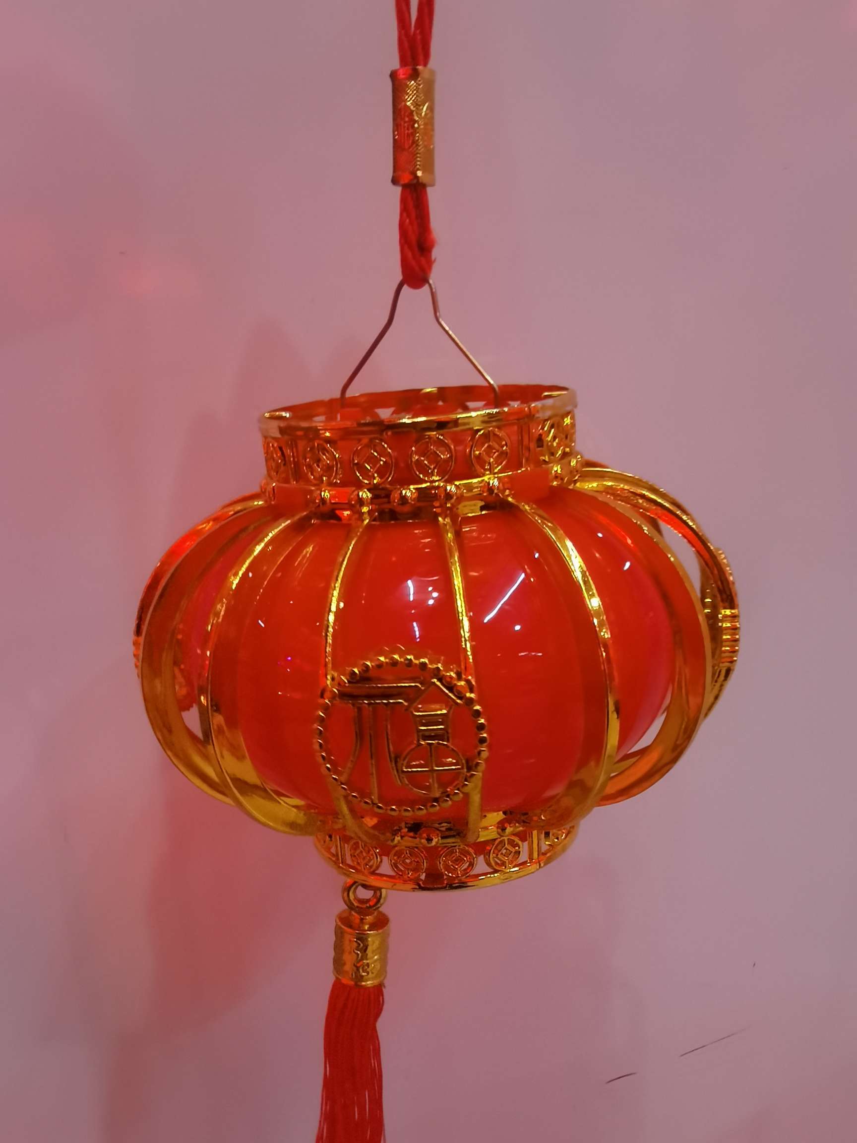 Liangjiang lanterns, New Year festival lanterns, hand-held New Year decorations, office cultural ornaments, red festive lanterns, essential for creating a festive atmosphere detail image 2