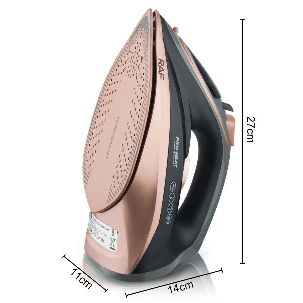 RAF European Standard cross-border handheld electric iron, household small portable steam iron, handheld ironing machine R.1301 Specification image