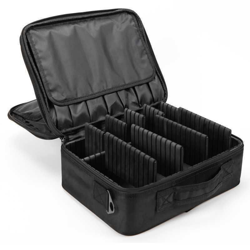 professional partition storage large cosmetic case makeup artist makeup portable beauty kit tattoo toolbox details Picture