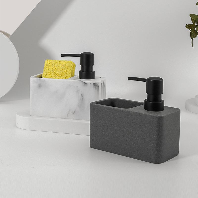 kitchen soap dispenser household hand sanitizer lotion detergent detergent pump travel bottle with sponge storage box