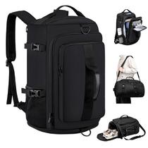 multifunctional leisure climbing travel fitness backpack 50l large capacity cabin bag shoe compartment portable messenger bag