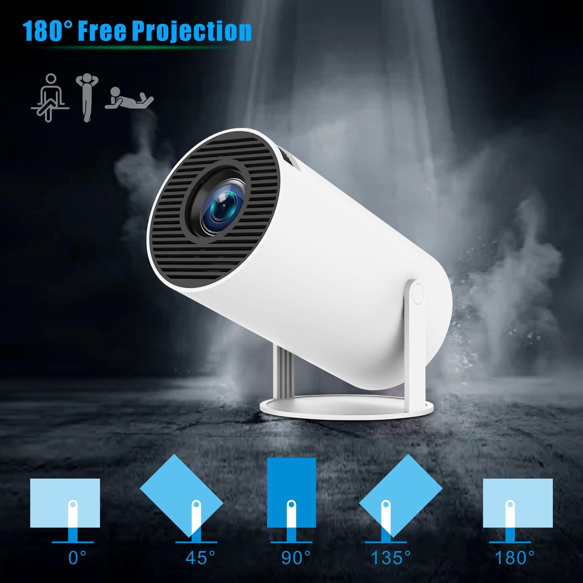 genuine goods projector hy300pro android 11 support wifi bluetooth connection 4k hd playback projector in stock