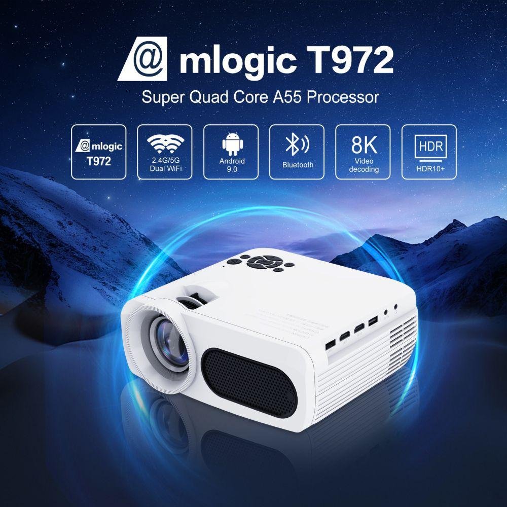 1080p hd projector for home use outdoor portable hotel homestay wireless wifi home theater projector