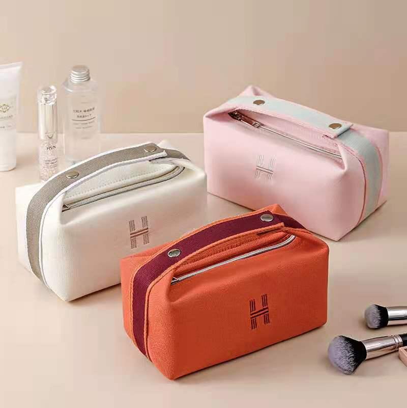 New Canvas Makeup Bag Advanced Liner Wash Makeup Storage Bag Travel Makeup Storage Bag