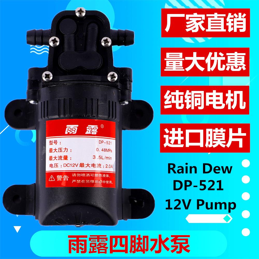 [rain dew 4 feet] rain dew water pump 12v agricultural electric sprayer diaphragm pump backflow water pump canning machine water pump