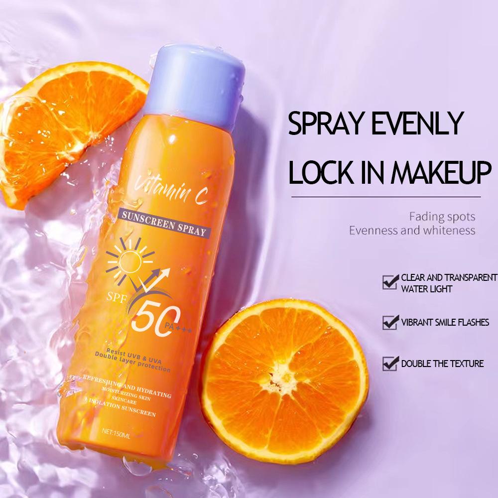 Sunscreen Spray UV Protection Full Body Refreshing High Power Sunscreen Spray Sun Cream Sunscreen Spf50pa ++
