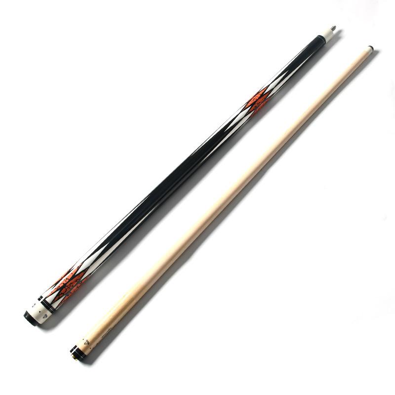 american style big head billiard cue 1/100.00g section billiard cue chinese style nine ball solid wood 57-inch billiard cue