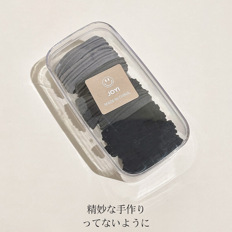无缝不伤发圈高马尾发绳扎头绳高弹力耐用加粗橡皮筋小女孩皮套 详情图12