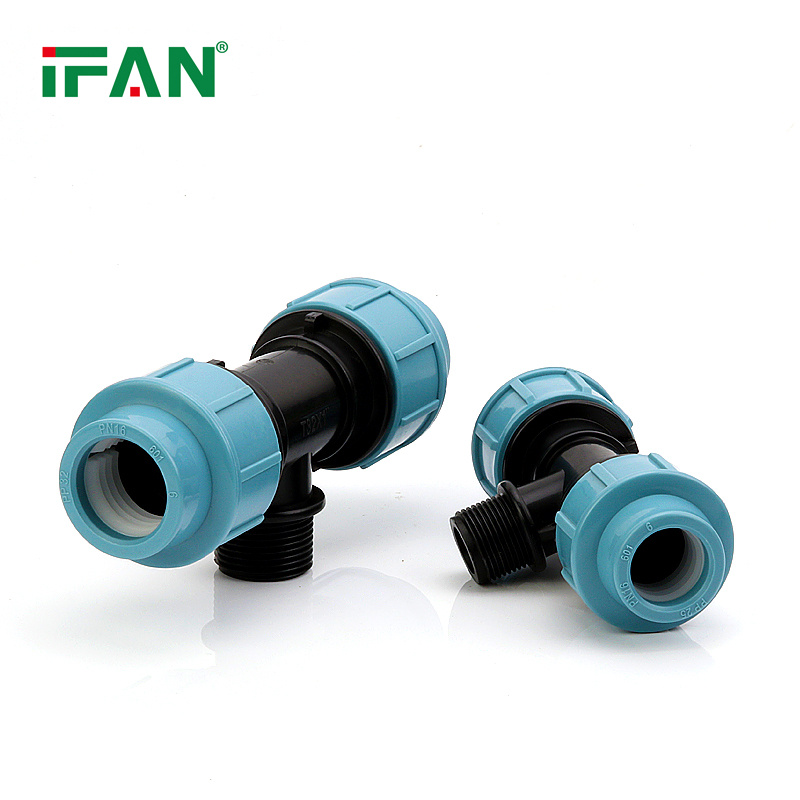 IFAN 601 Poly Reduce Tee Plumbing HDPE PP Pipe Fittings 产品图