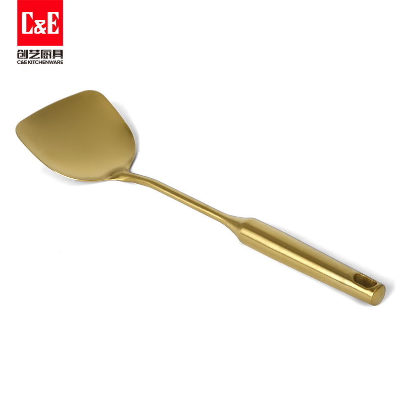 C&E Creative Stainless Steel new light luxury soup spoons, stir-frying spatulas, kitchenware for home use pic 10