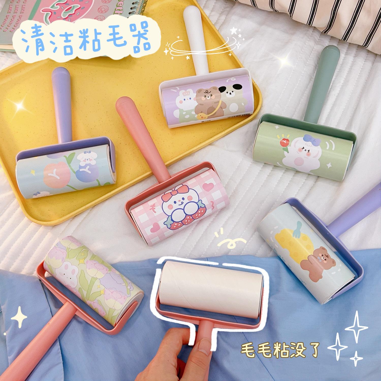 roller lent remover tearable lint remover lent remover clothes sticky dust removal felt rolling brush clothes hair suction replacement paper