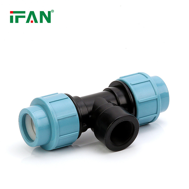 IFAN 601 Poly Quick Connect Female Tee PE PP Pipe Fittings 产品图