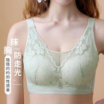 summer new tube top anti-exposure large size small adjustable bra without steel ring breathable thin bra