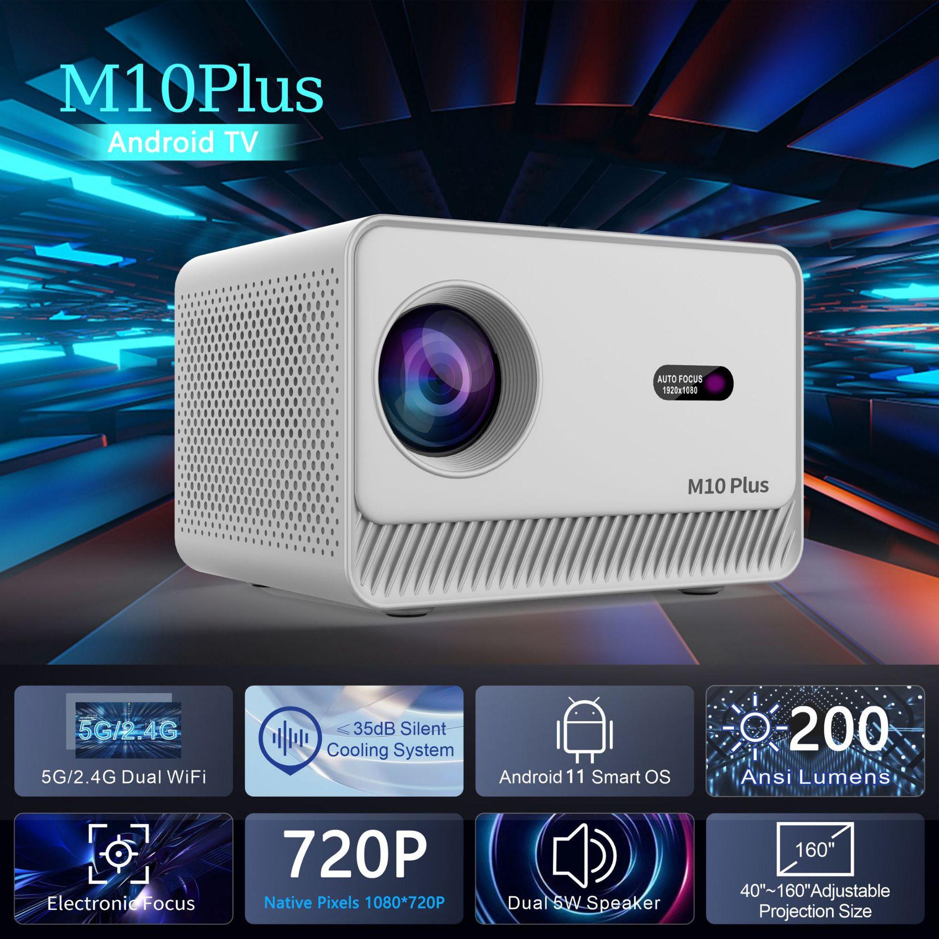foreign trade portable overhead projector home lcd office projector smart projector 4k home android projection