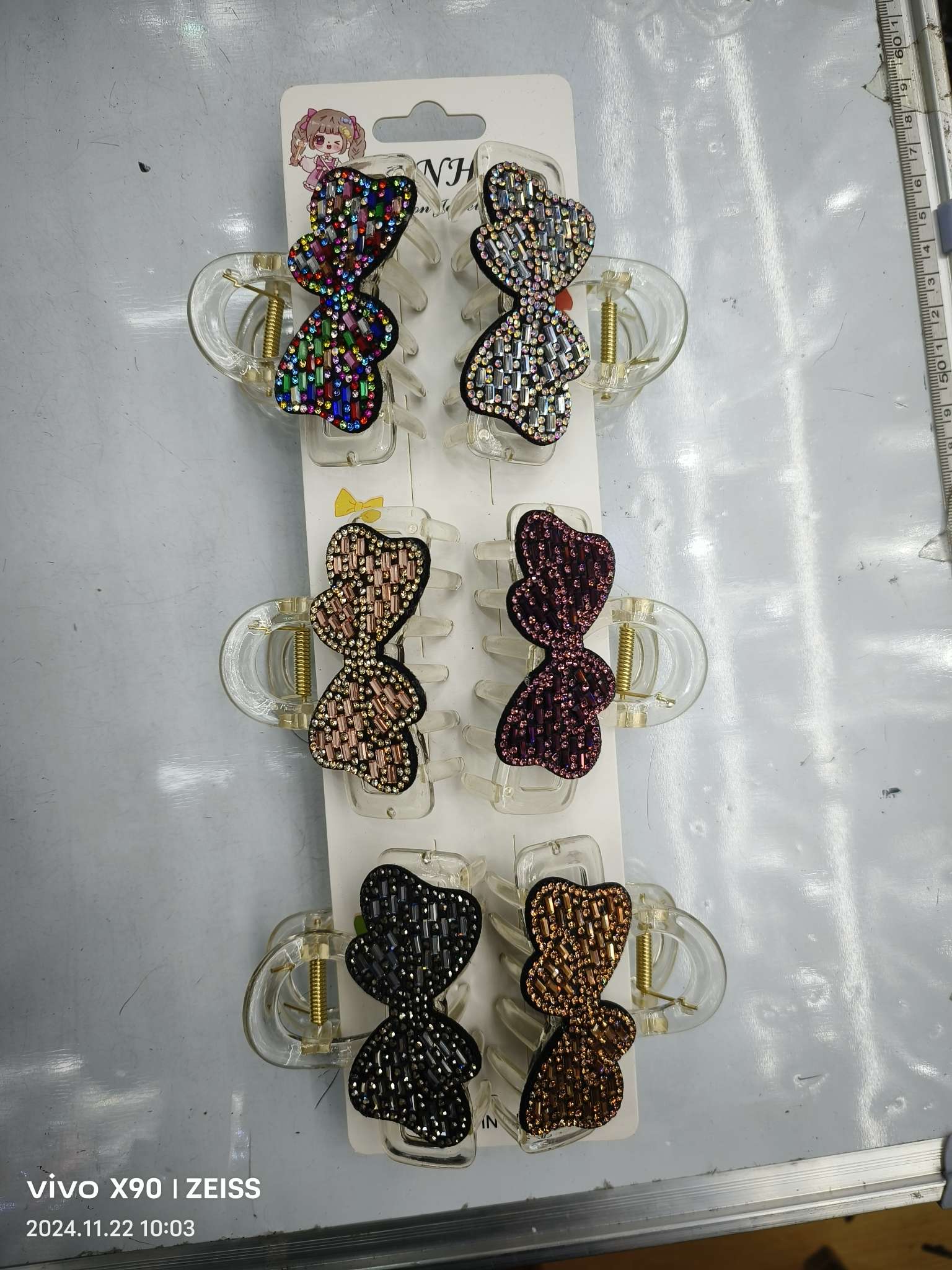 创意饰品流行气质高级感2024头饰发饰发卡独特设计女士优雅头饰时尚发饰精致发夹白底实物图