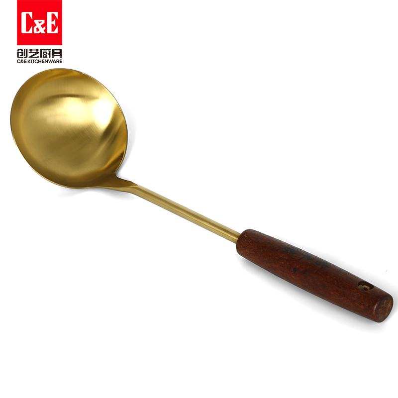 C&E Creative Stainless Steel new light luxury soup spoons, stir-frying spatulas, kitchenware for home use pic 7