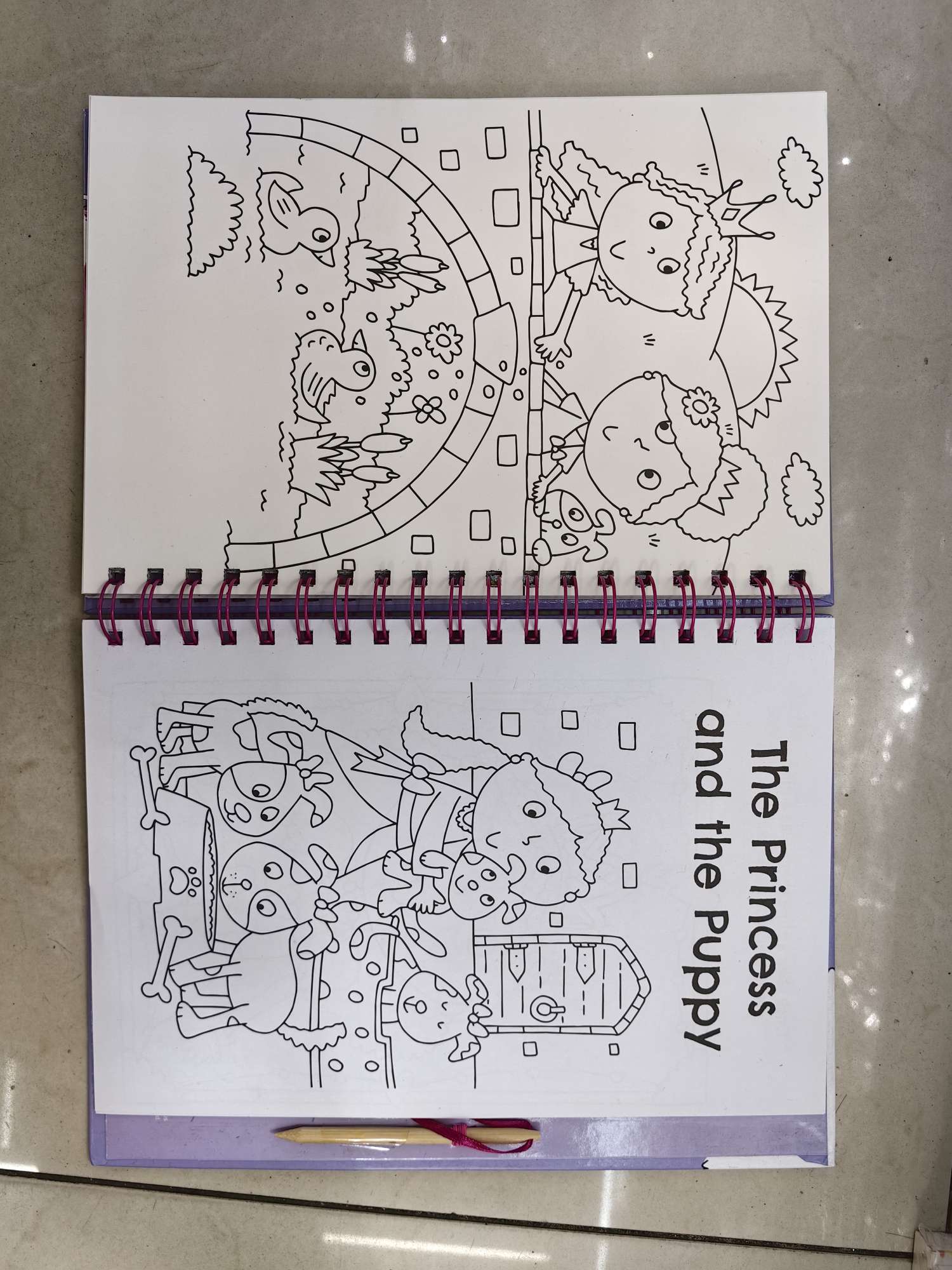 皇冠公主刮刮画，好看的刮画本，外销爆款详情图2