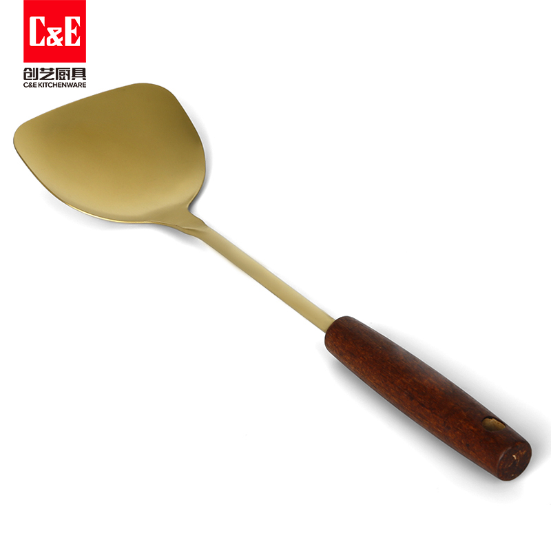 C&E Creative Stainless Steel new light luxury soup spoons, stir-frying spatulas, kitchenware for home use pic 8