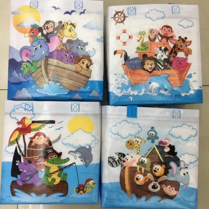 Factory direct sales of hand-held composite ocean-going three-dimensional bags, horizontal and vertical shopping bags