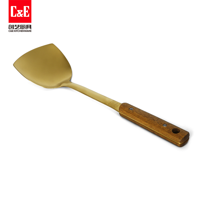 C&E Creative Stainless Steel new light luxury soup spoons, stir-frying spatulas, kitchenware for home use pic 4