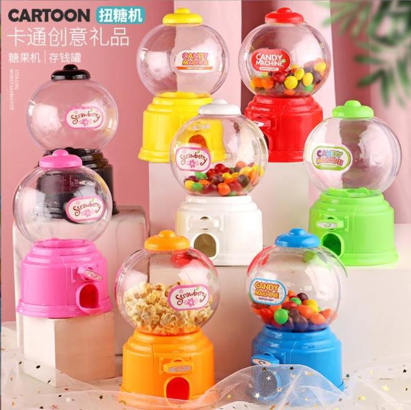 foreign trade cute gift wedding candies box korean mini sugar twisting machine gumball machine children's sugar toy storage piggy bank
