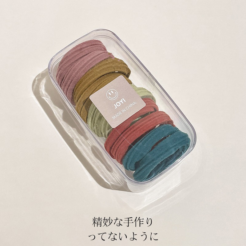 无缝不伤发圈高马尾发绳扎头绳高弹力耐用加粗橡皮筋小女孩皮套 详情图9