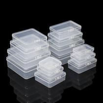 square plastic box transparent square rectangular parts storage box jewelry fishing gear soap flower packaging square box