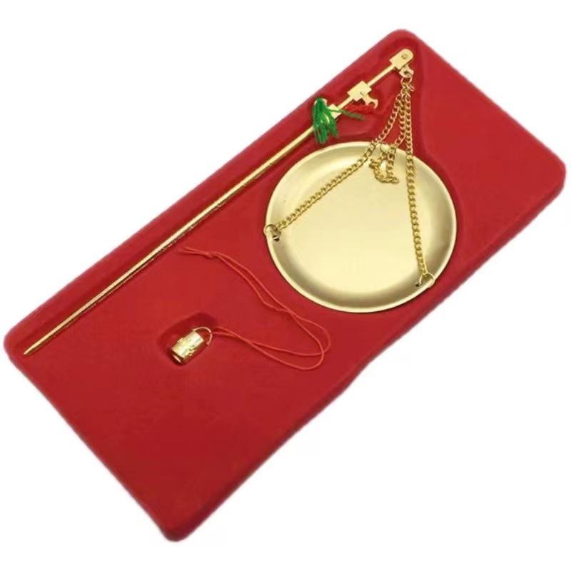 moving into the new house small copper scale moving house well content festive decoration baby full-year small gift zhuazhou copper scale