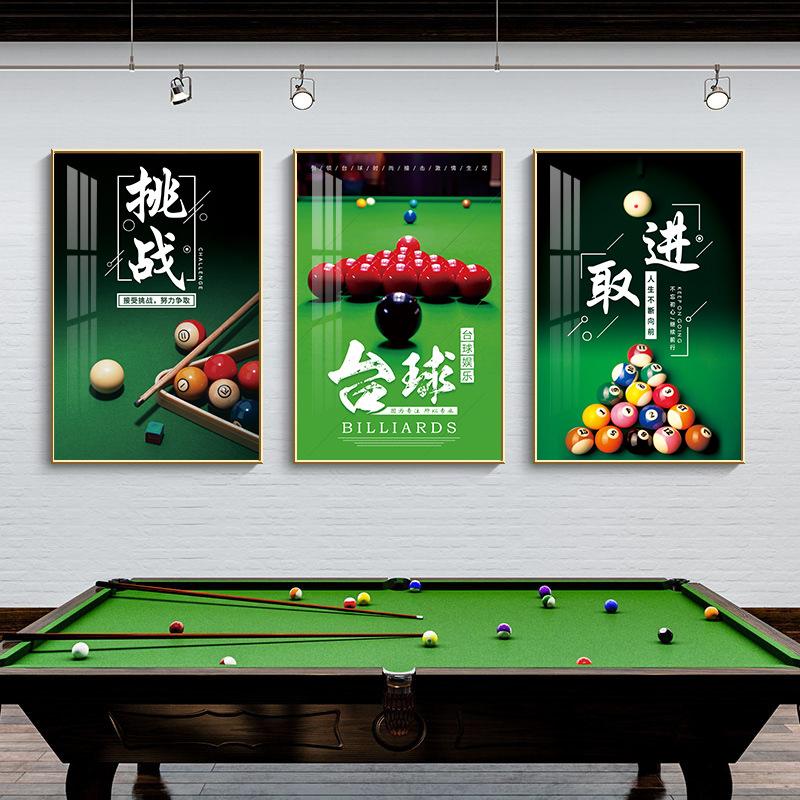 billiard room table tennis living room decorative painting wall poster advertising sticker snooker wallpaper mural star hanging painting kt board