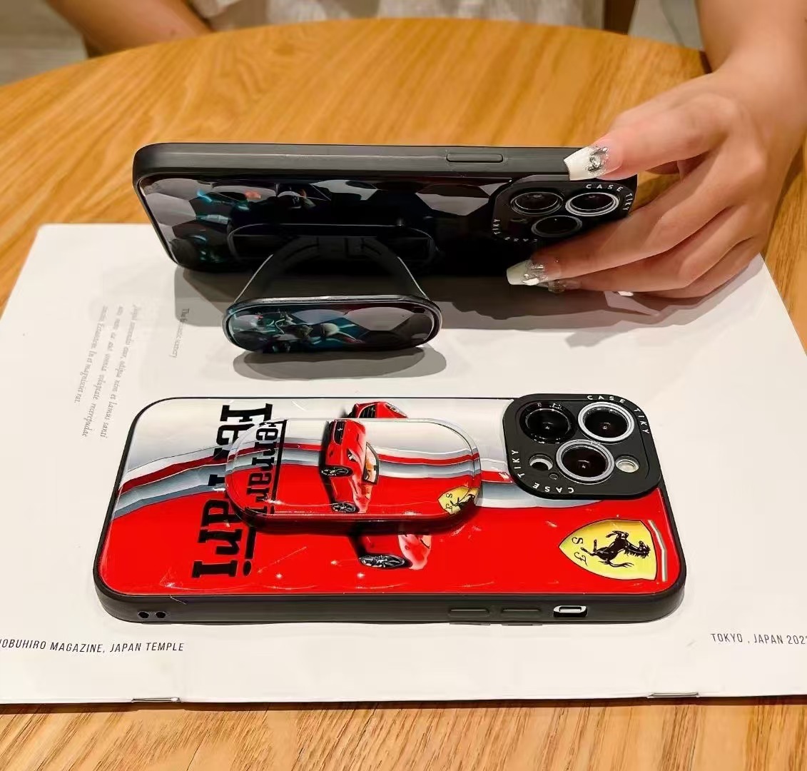 New cross-border sports car DIY airbag stand X anti-drop 14 sets suitable for Apple iPhone15Promax phone case