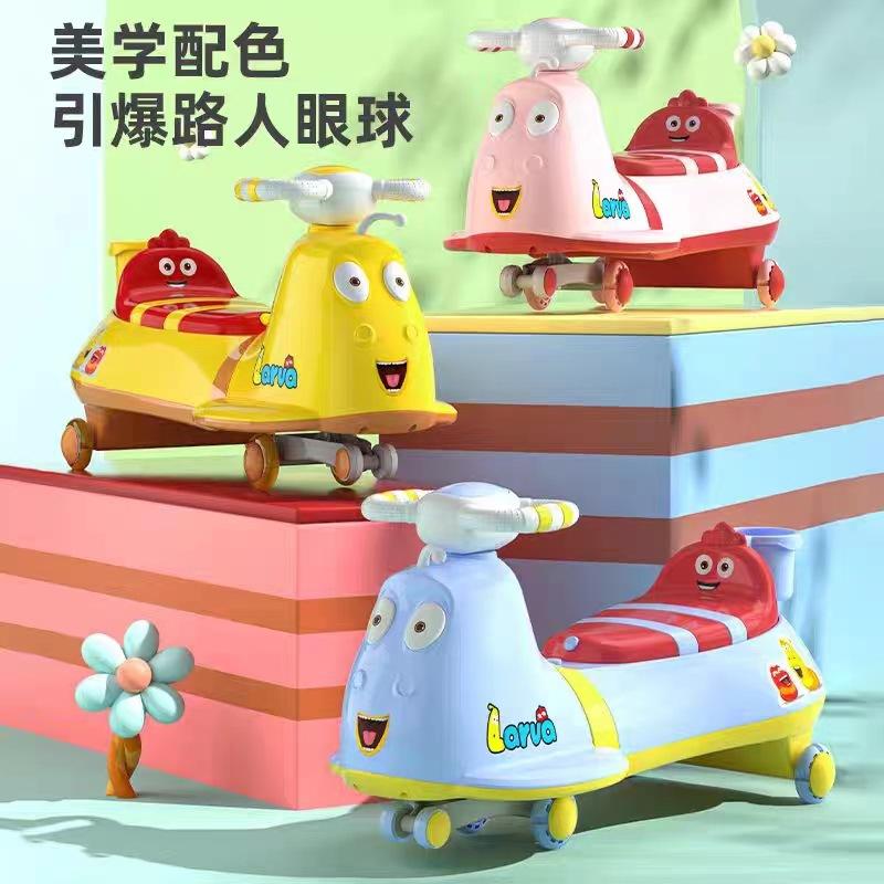 Wholesale Hilarious Bugs Baby Swing Car Luge Boys and Girls 1-3 Years Old Bobby Car Children's Novelty Toys