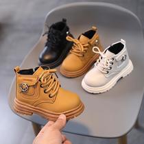 kids children's shoes 1-6 years old 3 boys leather boots martin boots for girls 2024 autumn new toddler toddler shoes fashion