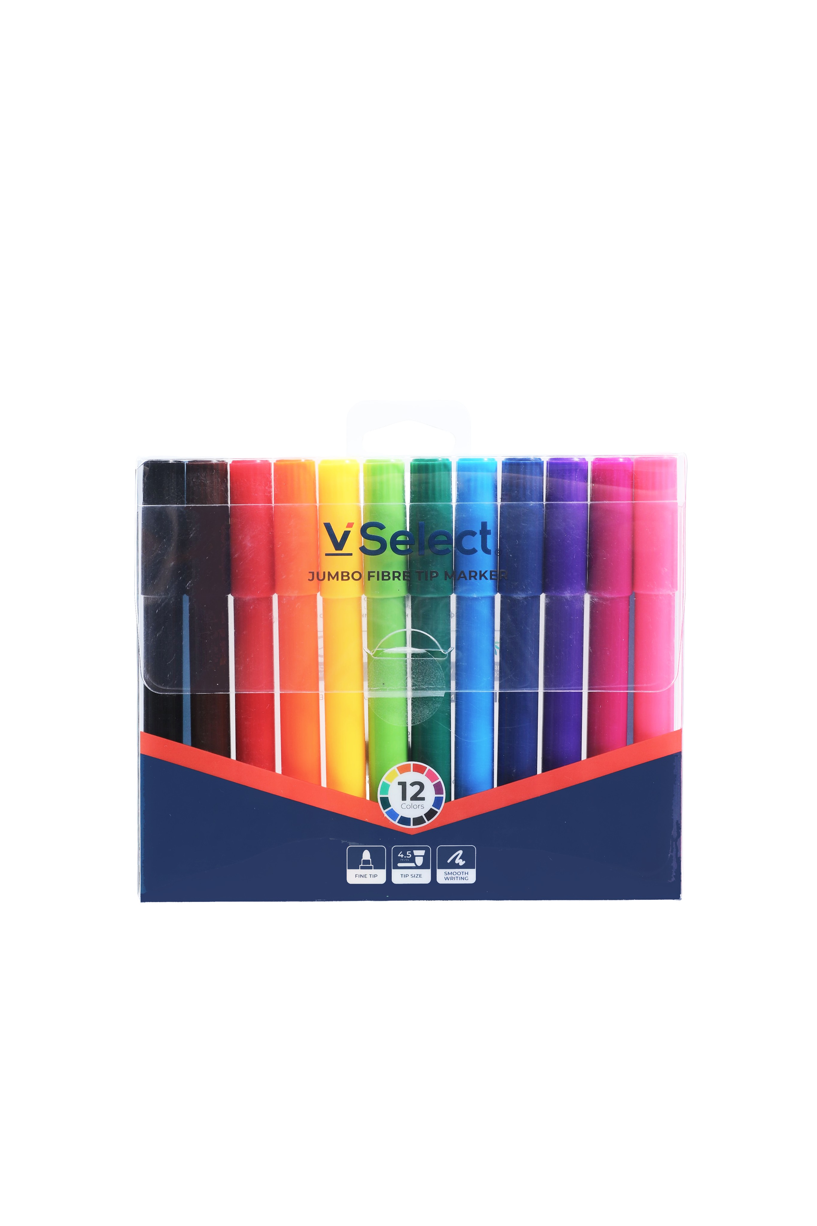 12-color coarse watercolor pens are exclusively for export, with a minimum order of one box