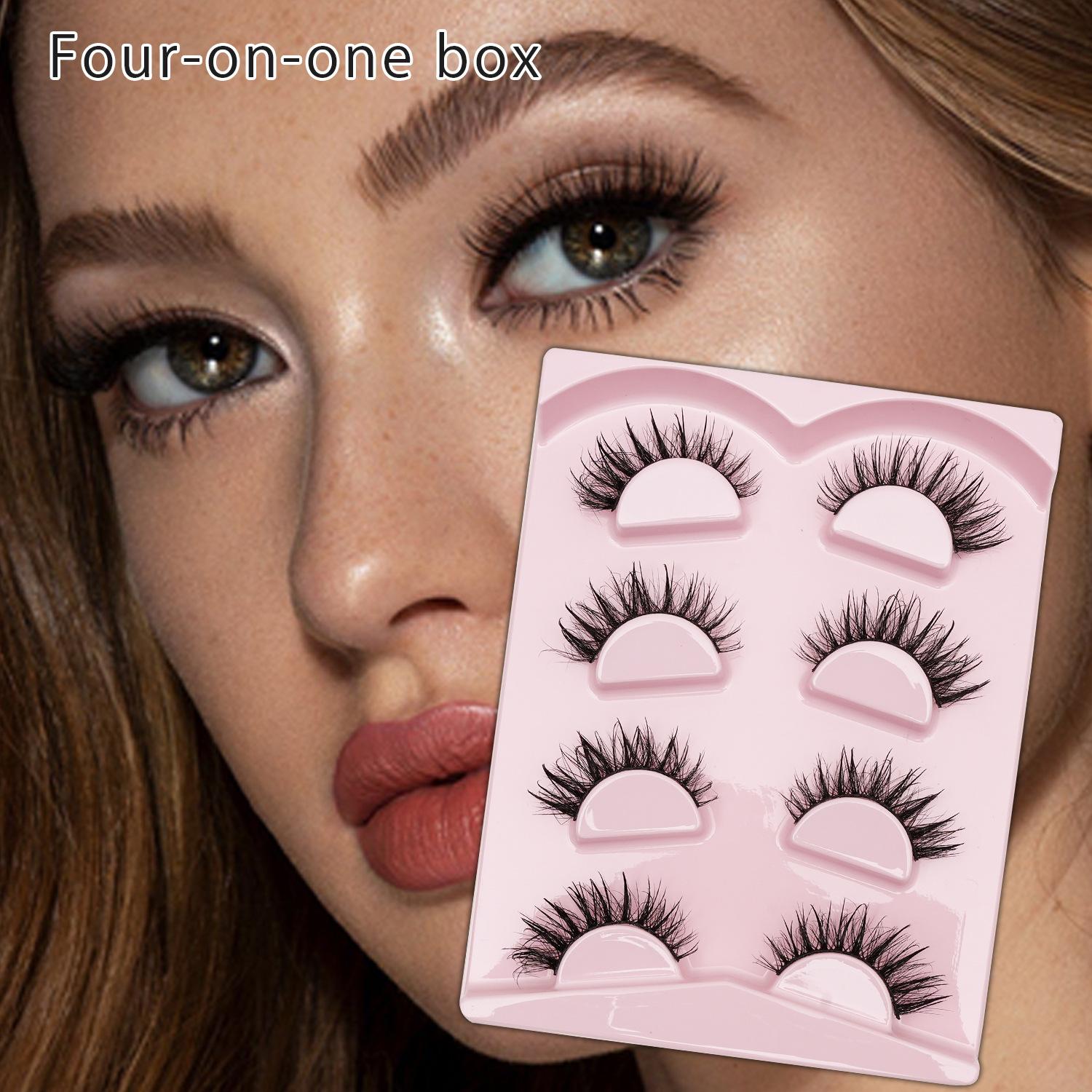 wet eyelashes cross-border foreign trade false eyelashes amazon hot products new fluffy eyelash stable supply factory in stock