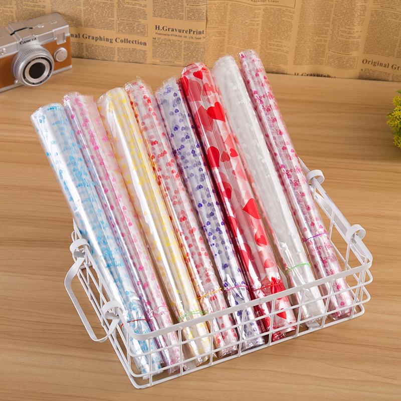 Factory Direct Sales Gift Transparent Printed Bag Plastic Bag Plush Toy Gift Bag Doll Bag Male