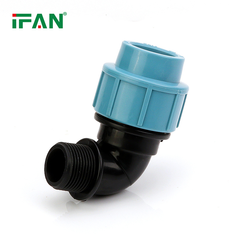 IFAN 601 Poly Male Elbow Quick Connect HDPE Pipe Fittings 