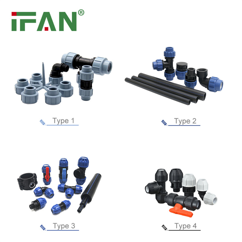 IFAN 601 Poly Female Socket Quick Connect PE Pipe Fittings  Application Scenario