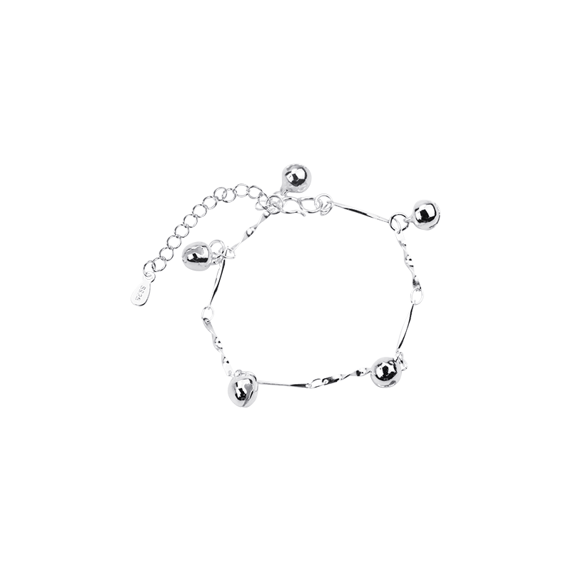 低价便宜银脚链 韩版时尚五铃铛手链复古脚饰义乌小商品厂家批发 详情图5