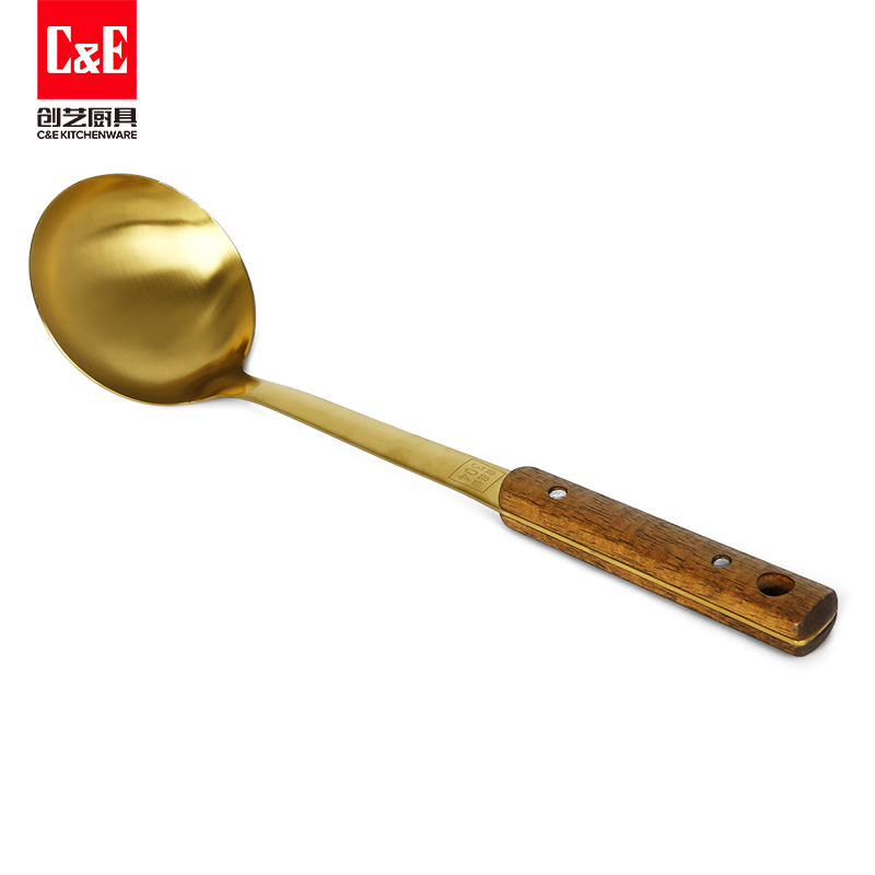 C&E Creative Stainless Steel new light luxury soup spoons, stir-frying spatulas, kitchenware for home use